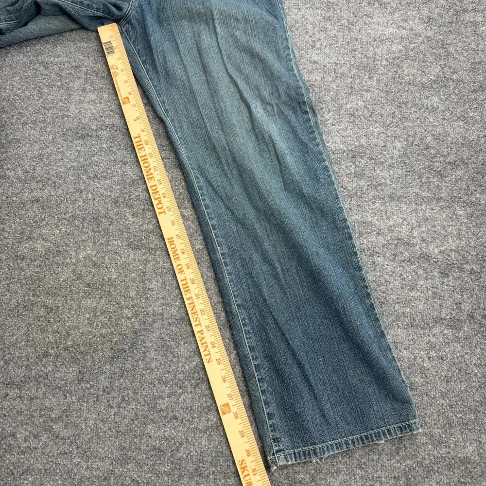 Calvin Klein Straight Baggy Leg Jeans Men's Size 34 Blue Medium Wash Denim